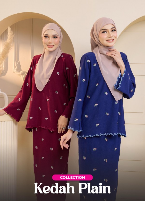 KOLEKSI KURUNG KEDAH PLAIN