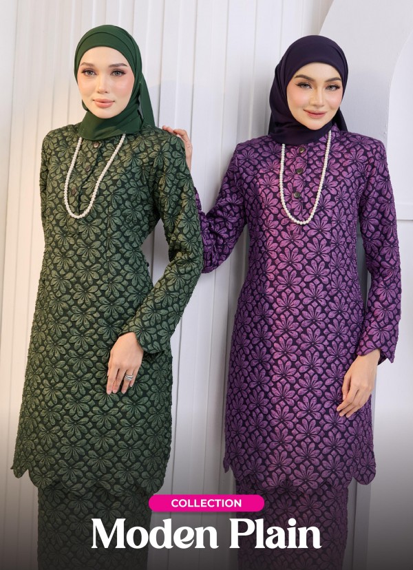 KOLEKSI KURUNG MODEN PLAIN