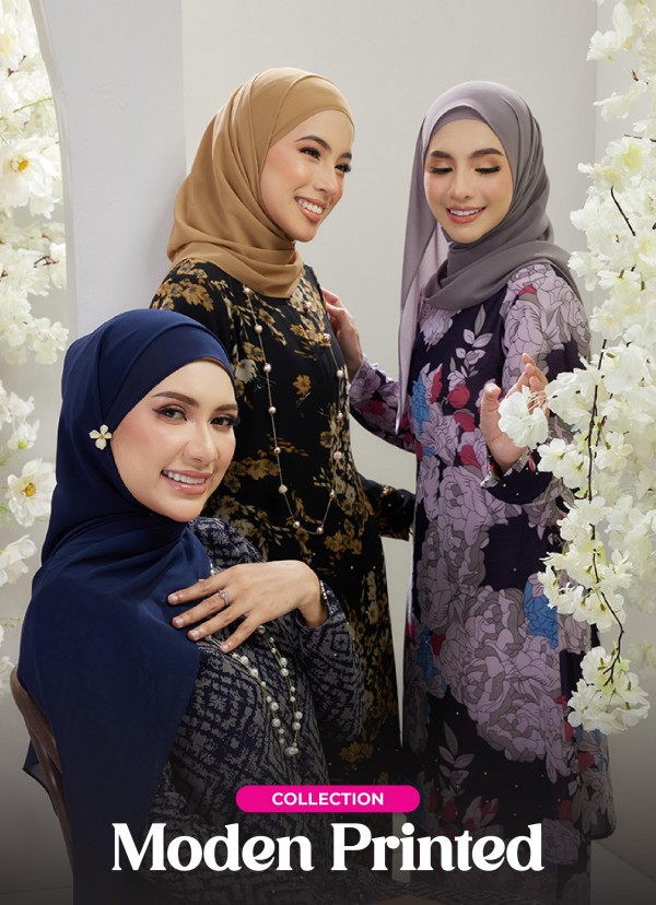 KOLEKSI KURUNG MODEN PRINTED