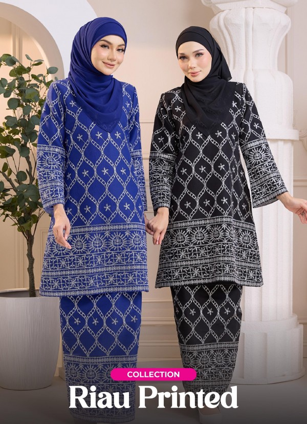 KOLEKSI KURUNG RIAU PRINTED