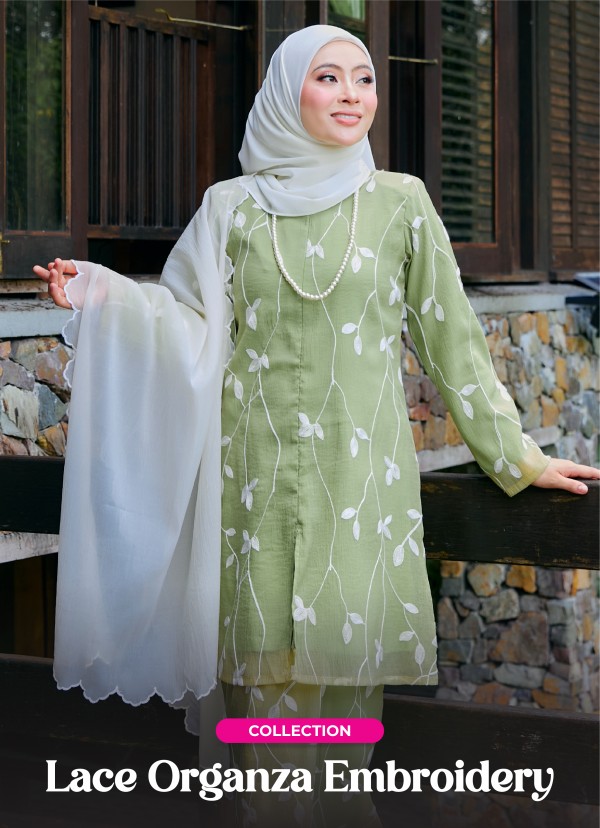 KOLEKSI LACE ORGANZA EMBRODERY