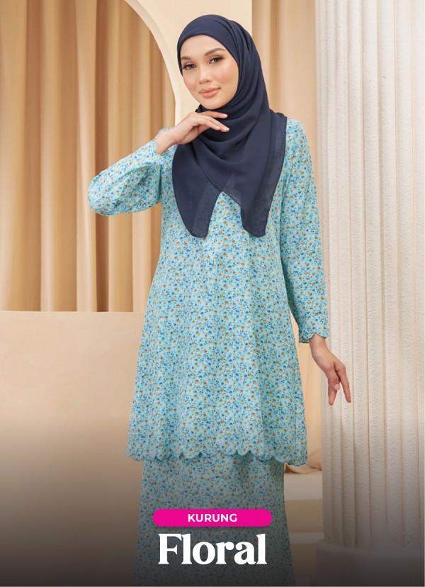 KURUNG FLORAL DEWASA