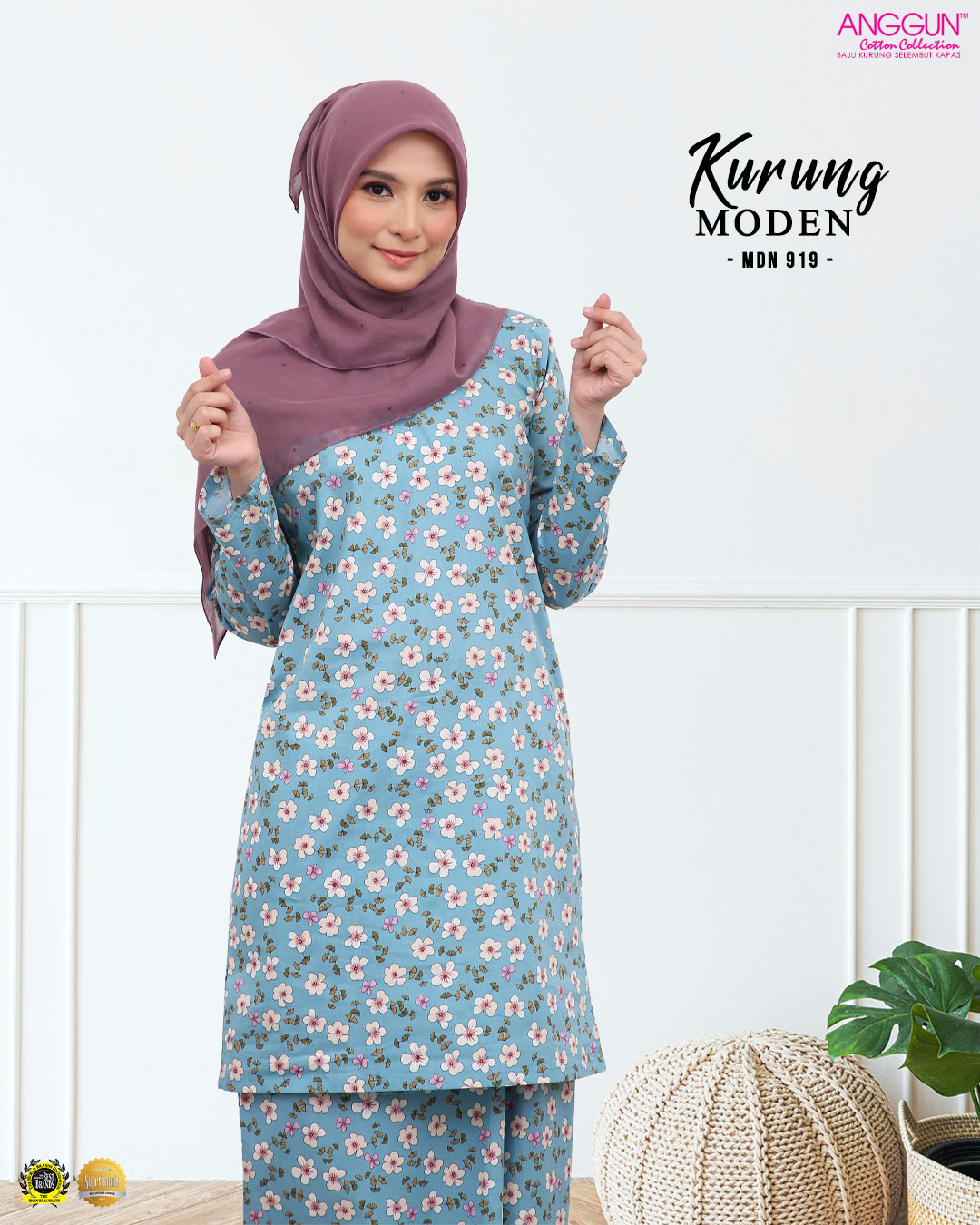 Anggun Cotton Collection | Baju Kurung Selembut Kapas | WAREHOUSE ...